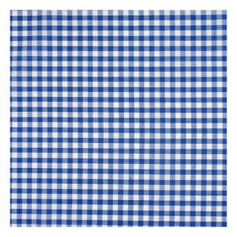Sky 1/4 Gingham Fabric by the Metre