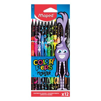 Maped Color’Peps Monster Coloured Pencils 12 Pack