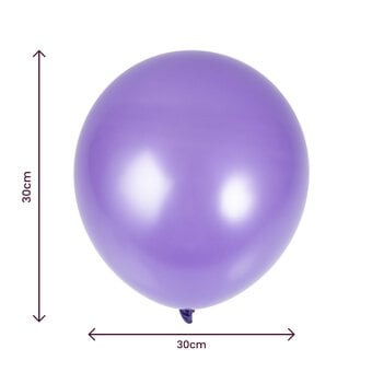 Pastel Pearlised Latex Balloons 8 Pack image number 2