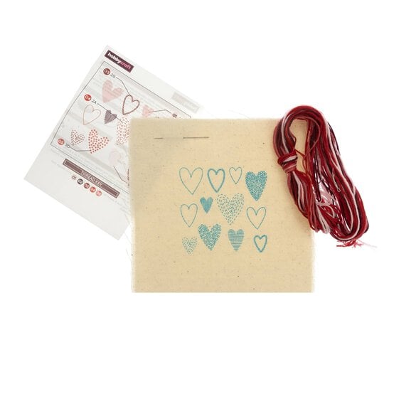 Mini Hearts Embroidery Kit image number 3