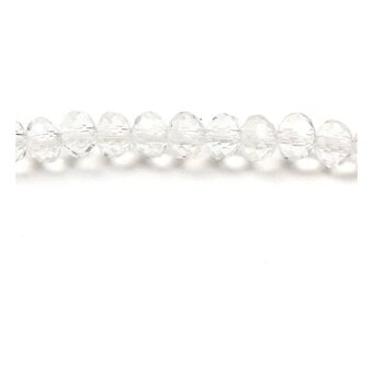 Clear Crystal Cushion Bead String 32 Pieces