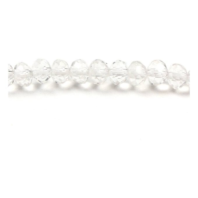 Clear Crystal Cushion Bead String 32 Pieces image number 1