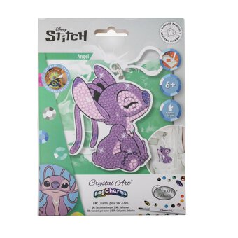 Crystal Art Angel Bag Charm Kit