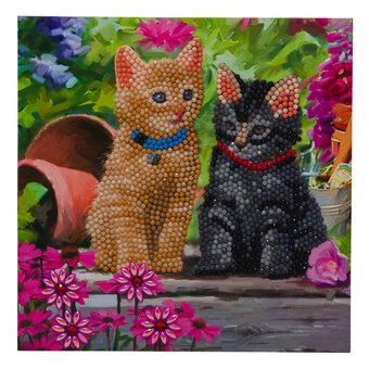 Cat Friends Crystal Art Card Kit | Hobbycraft