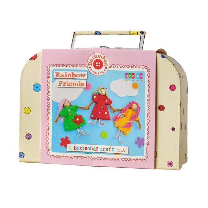 Buttonbag Rainbow Friends Doll Making Craft Kit image number 1