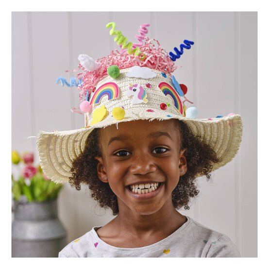 Unicorn and Rainbow Bonnet Making Kit image number 2