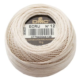 DMC Cream Pearl Cotton Thread on a Ball 120m (Ecru)