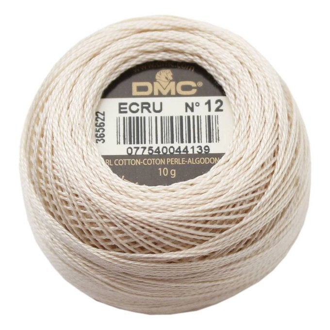 DMC Cream Pearl Cotton Thread on a Ball 120m (Ecru) image number 1