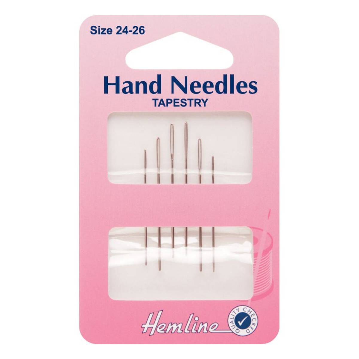Hemline Tapestry Needles Size 2426 6 Pack Hobbycraft