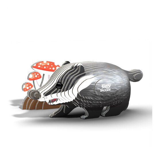 Eugy 3D Badger Model image number 1