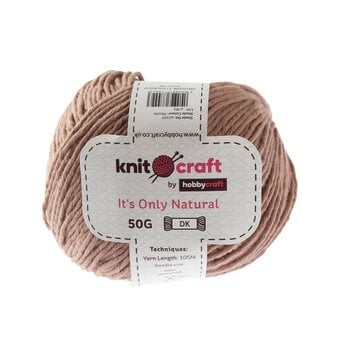 Knitcraft Mocha It's Only Natural Light DK Yarn 50g
