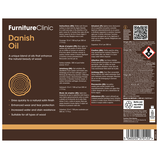 Furniture Clinic Wood Oil Care Kit image number 7