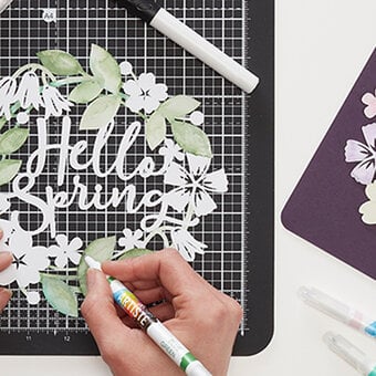 How to Create a Watercolour Papercut Card