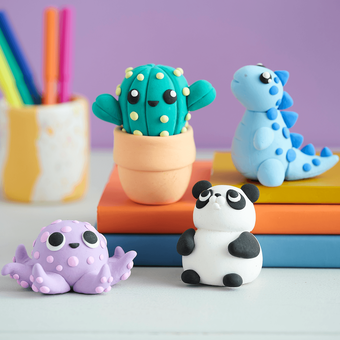 4 Clay Character Projects for Kids