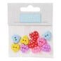 Trimits Dotty Heart Novelty Buttons 10 Pieces image number 2