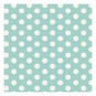 Teal Medium Dot Cotton Fabric by the Metre image number 1
