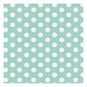 Teal Medium Dot Cotton Fabric by the Metre image number 1