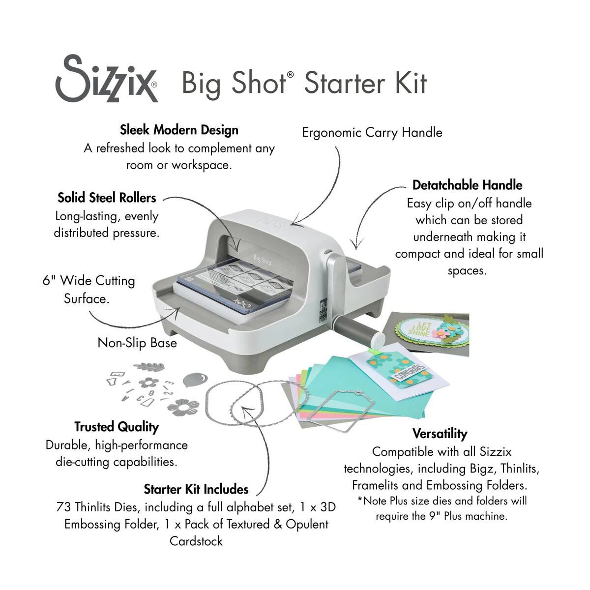 Sizzix Big Shot Machine Starter Kit | Hobbycraft