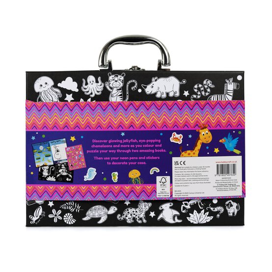 Neon Colouring Activity Case image number 4