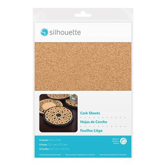 Silhouette Cork Sheets 8 Pack