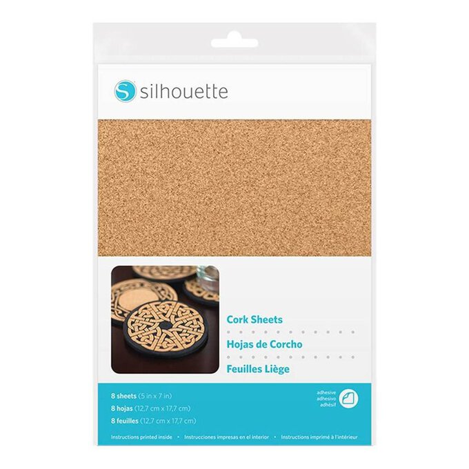 Silhouette Cork Sheets 8 Pack image number 1