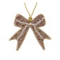 Hanging Beaded Ribbon Decoration 7cm image number 2