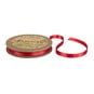 Poppy Red Double-Faced Satin Ribbon 6mm x 5m image number 1