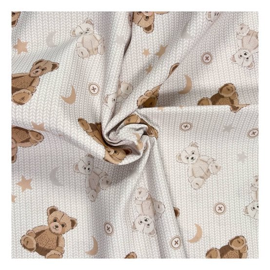 Toybox Treasures Keepsake Bears Cotton Fabric by the Metre image number 1