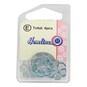 Hemline Royal Blue Novelty Flower Button 4 Pack image number 2