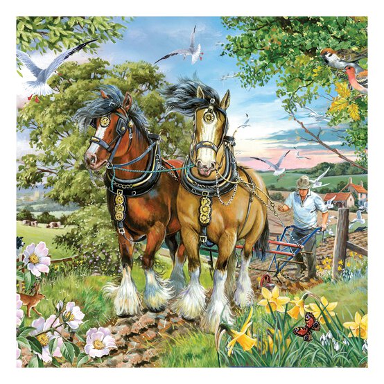 House of Puzzles Strength and Beauty Jigsaw Puzzle Tube 150 Pieces image number 3