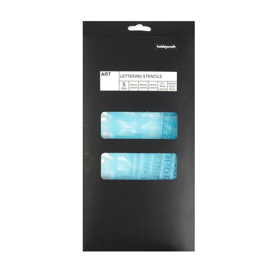 Assorted Lettering Stencils 5 Pack image number 5