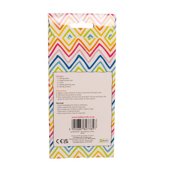 Space Bling Stickers 6 Pack image number 5