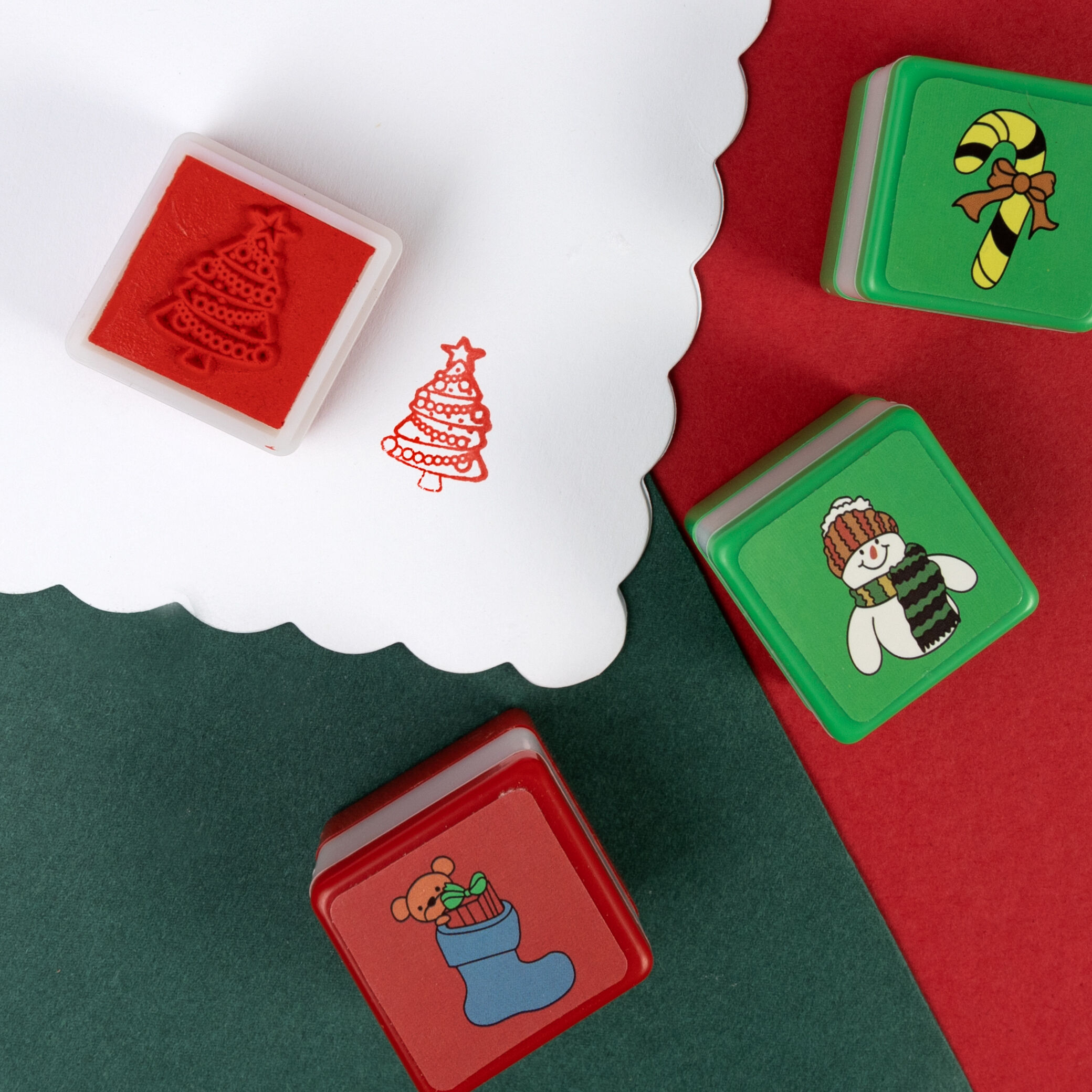 Assorted Christmas Stamps 8 Pack Hobbycraft