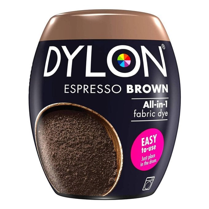 Dylon Espresso Brown Dye Pod 350g image number 1