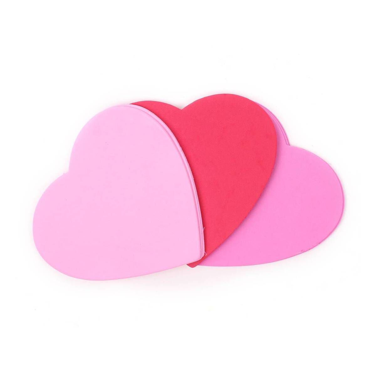 Heart Foam Shapes 10 Pack Hobbycraft