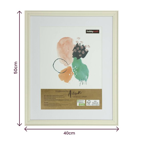 Vintage Wood Picture Frame 40cm x 50cm   image number 3