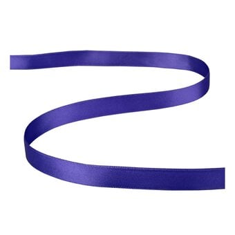 Purple Double-Faced Satin Ribbon 12mm x 5m image number 2