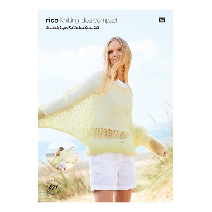 Rico Super Kid Mohair Sweater Digital Pattern 871 image number 1