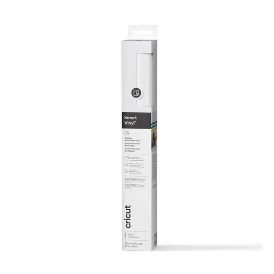 Cricut White Removable Smart Vinyl 13 x 36 Inches