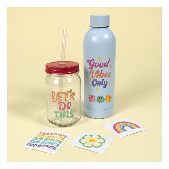 Good Vibes Cold Transfer Vinyl Stickers 6 Pack image number 2