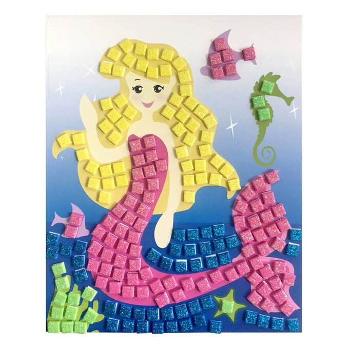 Foam Mosaic Art Mermaid | Hobbycraft