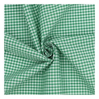 Emerald 1/8 Gingham Fabric by the Metre