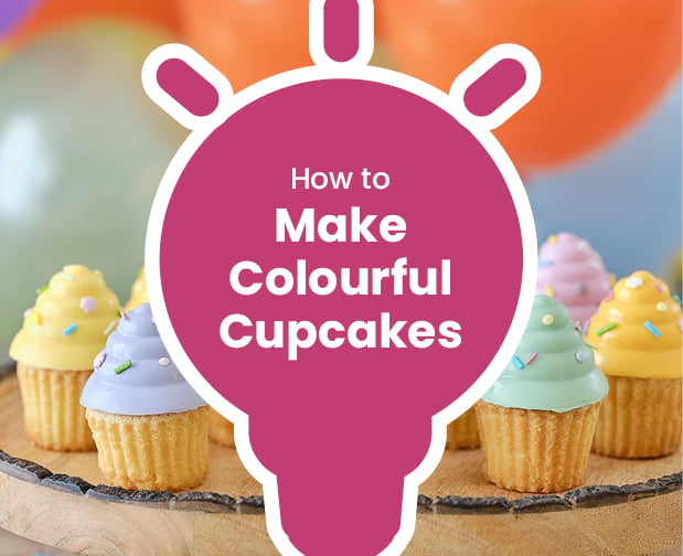 Idea - How to Make Colourful Cupcakes