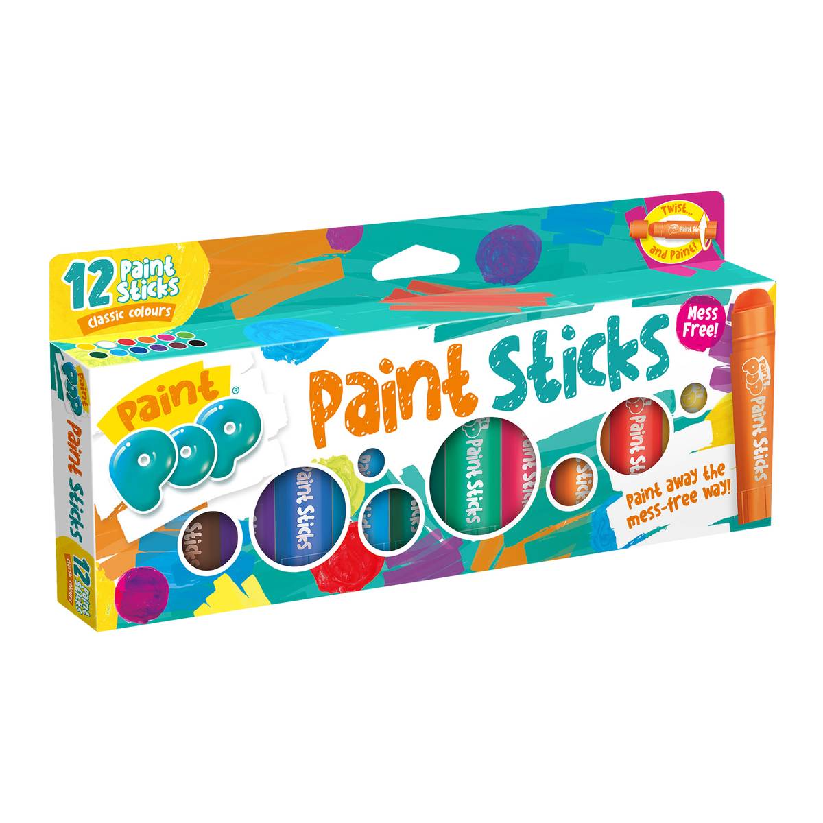 Paint Pop Paint Sticks 12 Pack Hobbycraft