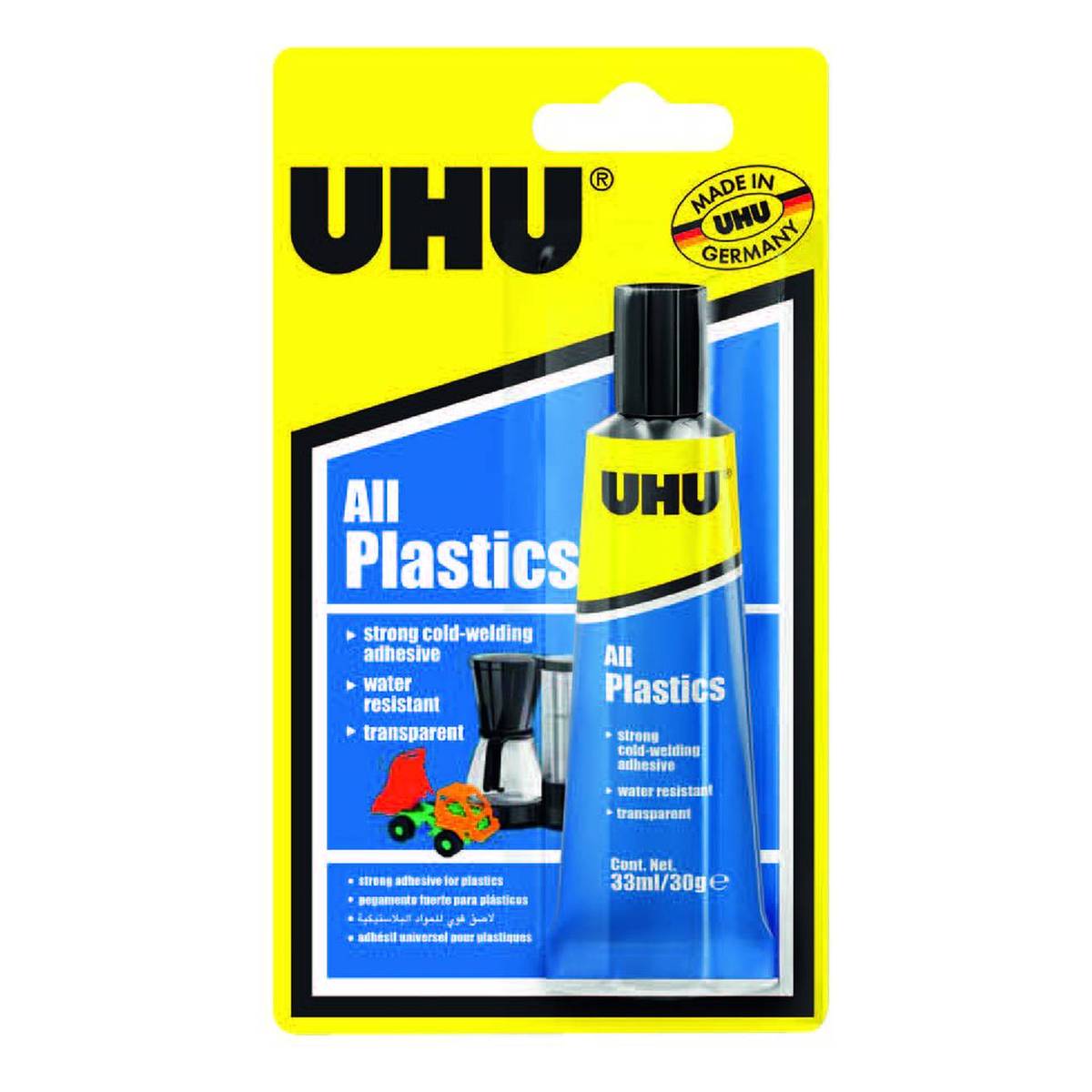 UHU All Plastics Glue 33ml Hobbycraft