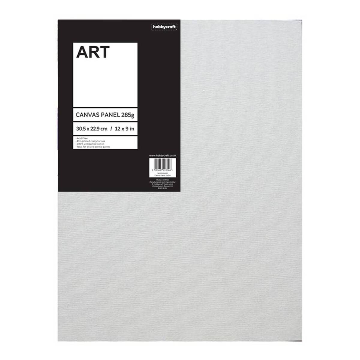 Canvas Panel 30.5cm x 22.9cm Hobbycraft