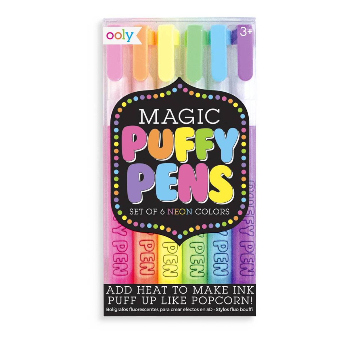 Buy Magic Neon Puffy Pens 6 Pack for GBP 15.00 | Hobbycraft UK