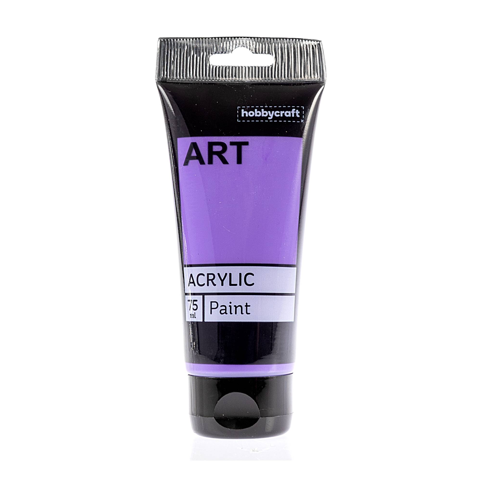 Purple Art Acrylic Paint 75ml Hobbycraft