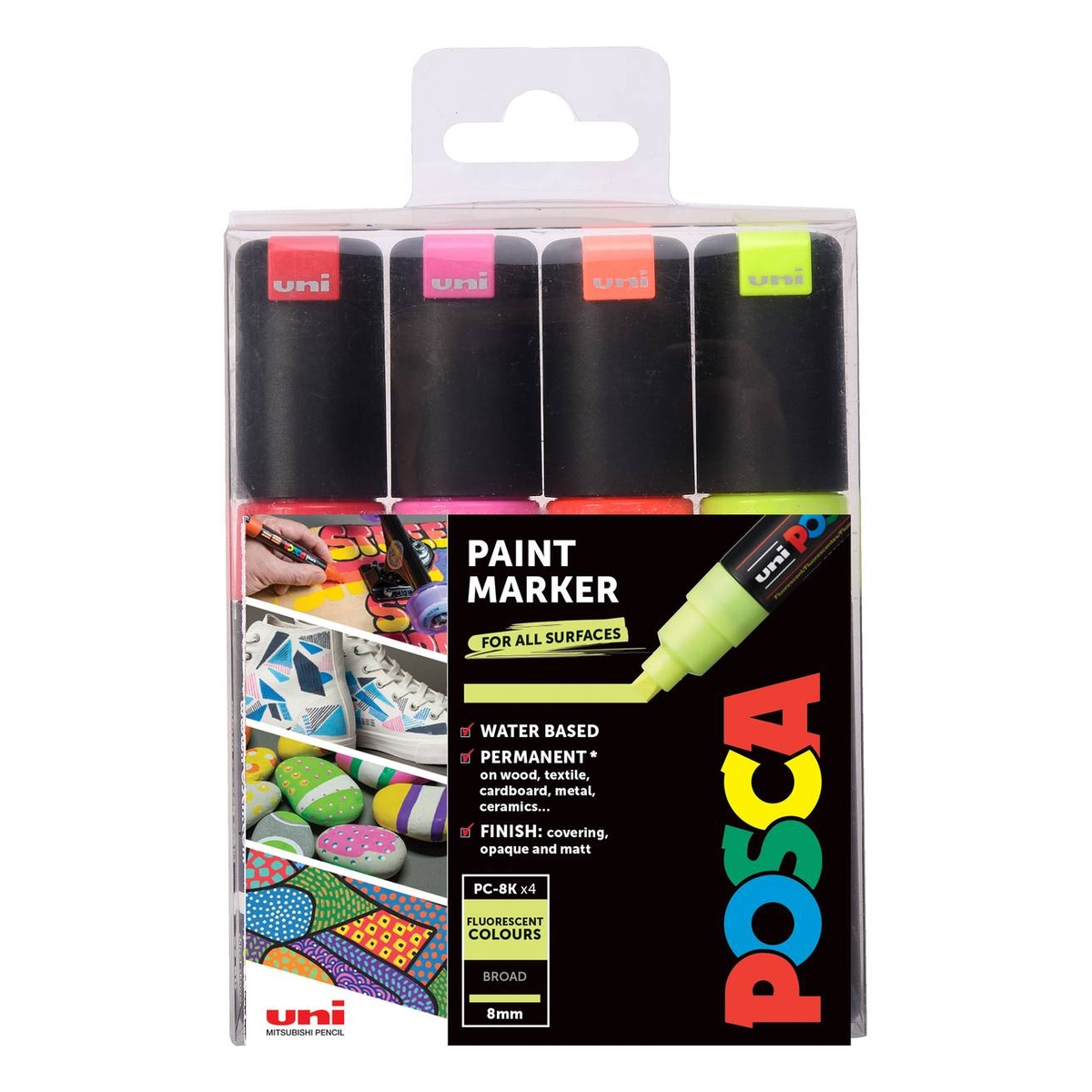 Posca Paint Pens Hobbycraft Uni Posca Posca Pens Hobby Craft Uni POSCA Marker Pen PC-17K Extra-Broad