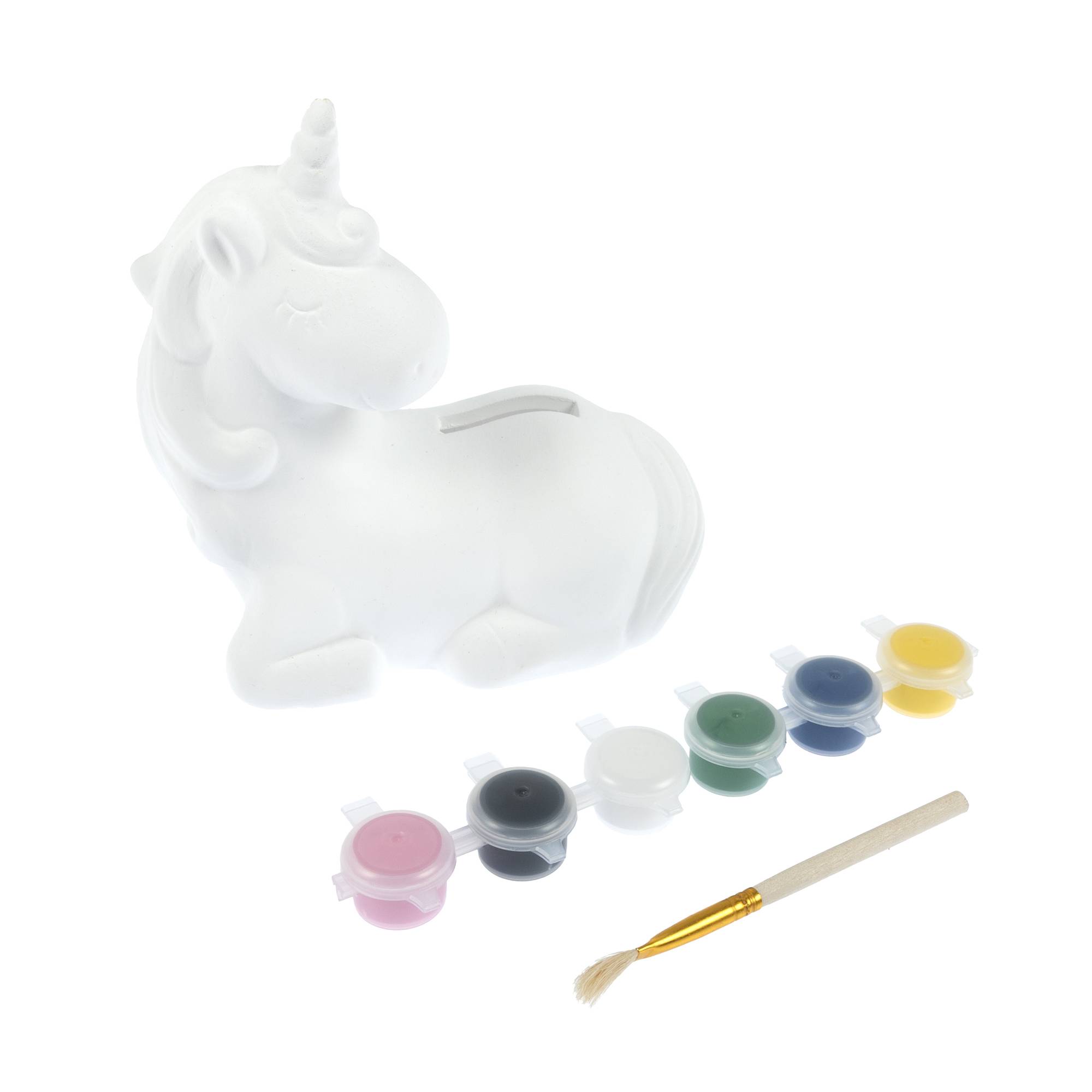 Paint Your Own Sitting Unicorn Money Box Hobbycraft